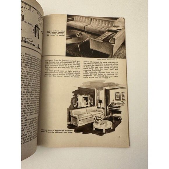 1951 Today’s Woman Home Decorating Magazine Guide #122 Vintage MCM mid century - Picture 4 of 11